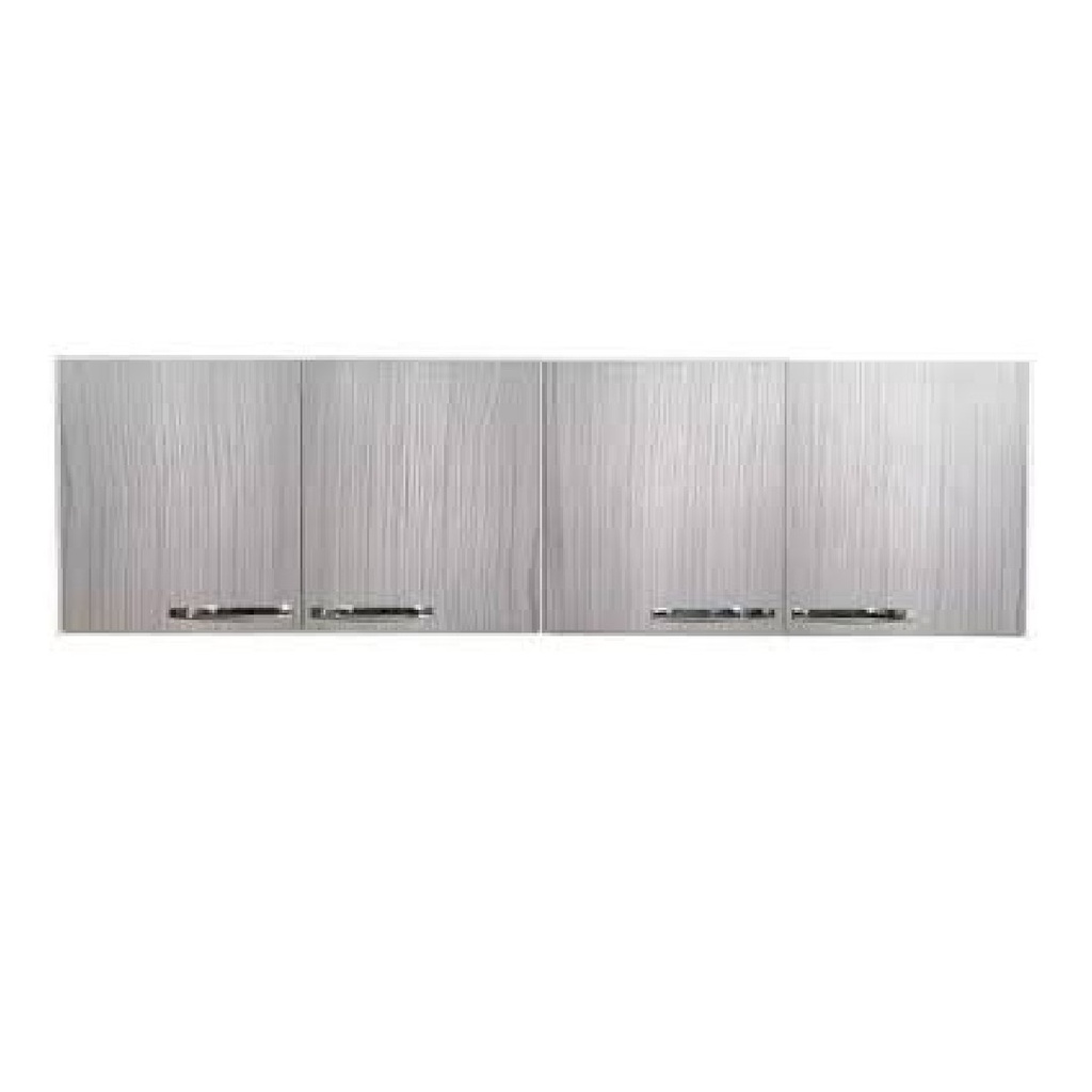 Alacena Maximo Acapulco Mel 160x046x30 bco gris /Terminado