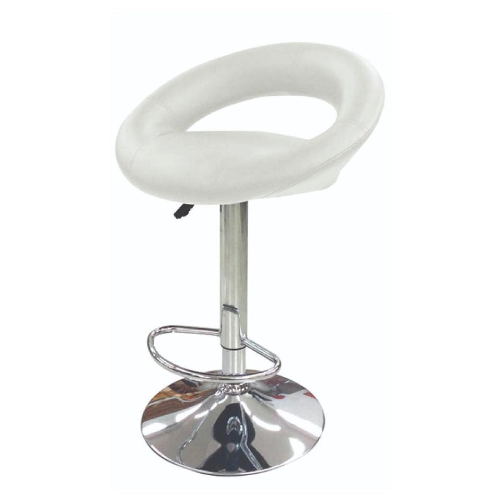 Banqueta Delos Bogart PRBA04W cuerina  Blanco