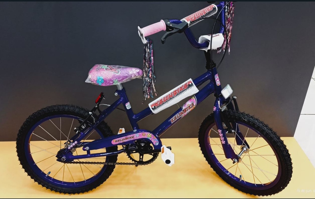 Bicicleta rodado 16 STK Cross Lila oscuro/Dama kelinbike