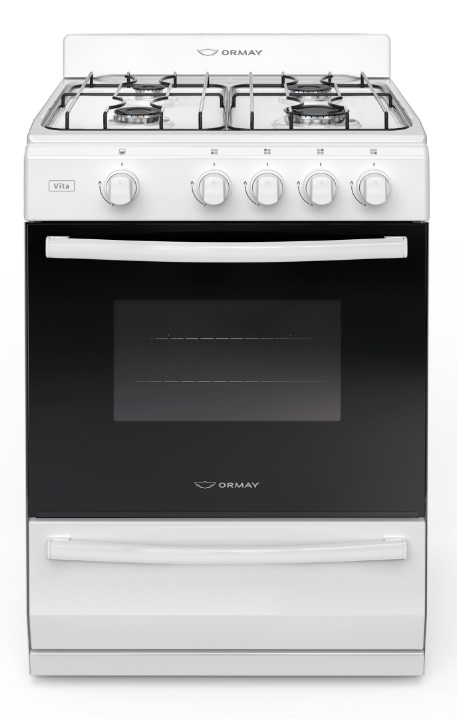 Cocina gas 4H Ormay Vita blanca 