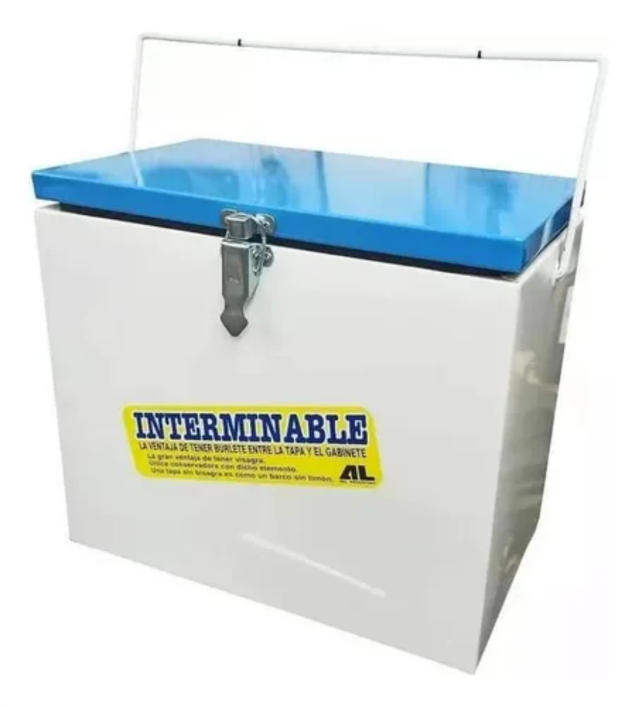 SP- Conservadora Interminable 31 litros blanco /pesca-camping