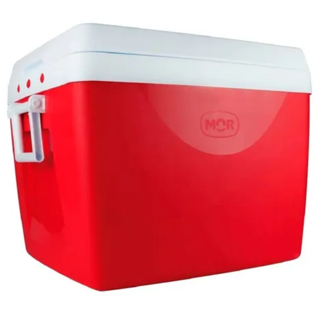 Conservadora Mor con manija 75 litros rojo