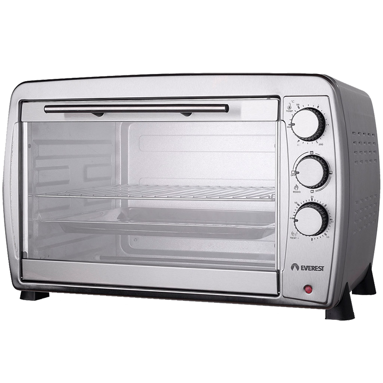 Horno elec 045lts Everest EV-45 inox 1800w