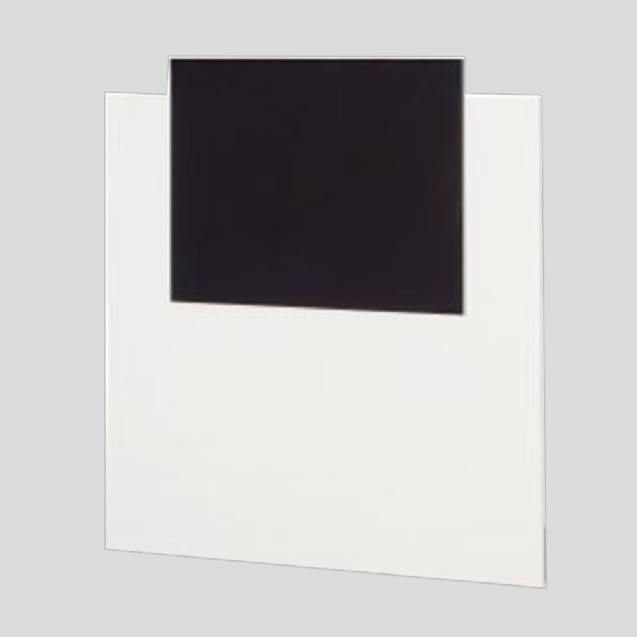 L Respaldo som 100 Maximo Melamina negro+bco/Art en Liquidacion con detalles  