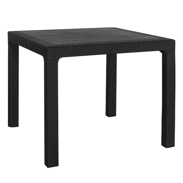 Mesa Harmony 90x90 Laury 100009N-negro ratan 