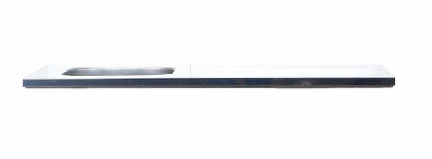 Mesada Inox 140x52 Ricchezze 1bacha  izq/derech