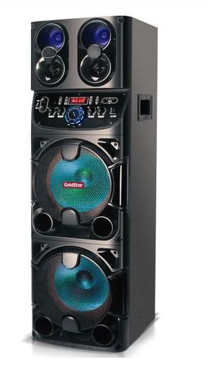 Parlante Torre  39000W Goldstar GLD-3KCH con luz danzante y coneccion inalambrica