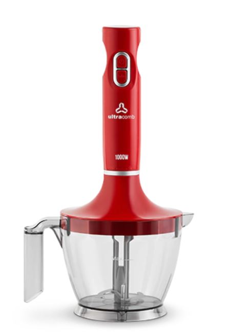 Minipimer 1000W 1.3L LM-2521 Ultracomb - rojo