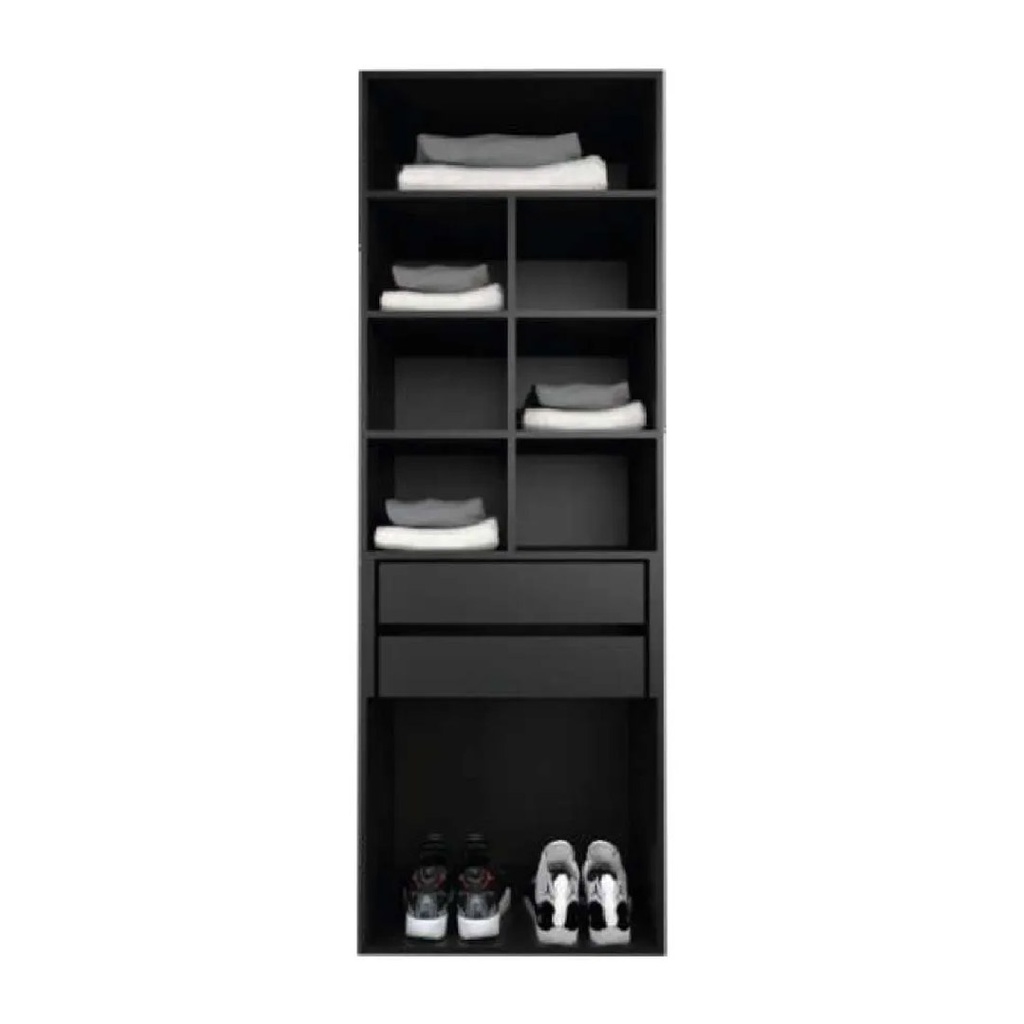 Modulo placard Tables negro 0.60x1.84x0.45 /Terminado