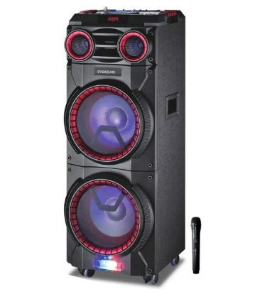 Parlante portatil Everest EV8320 negro con entrada para USB/SD/FM/BT