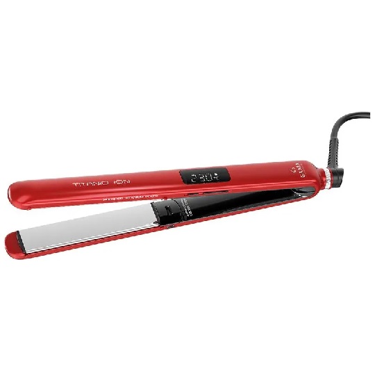 Plancha p/pelo Titanio 4D Ga.ma - CP14 Dig Red