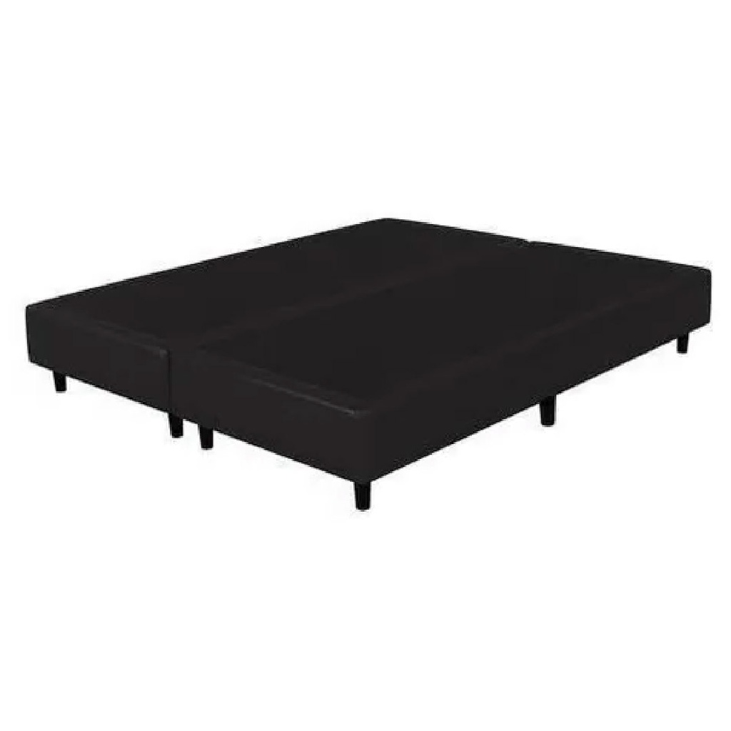 PS-Base somm 160x200 Box cuerina negro
