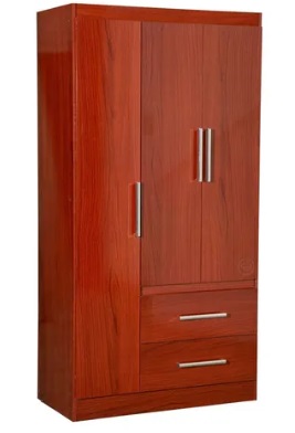 Ropero Maximo Fortalez 3P 93x180x47 caoba/Terminado
