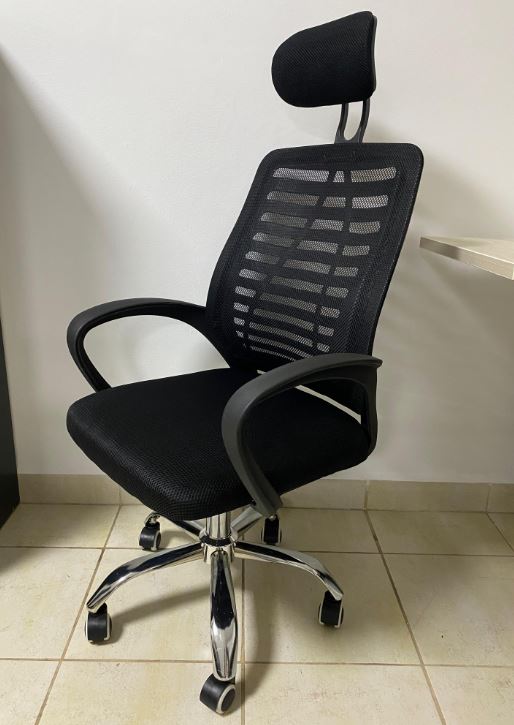 Silla giratoria Oficina Piro 2012 con cabezal negro