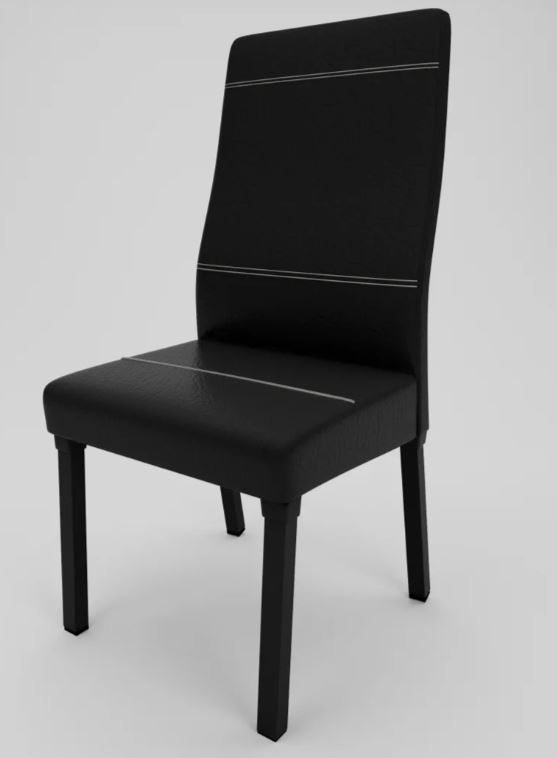 Silla Volentiera Kendor Queen cuerina negra