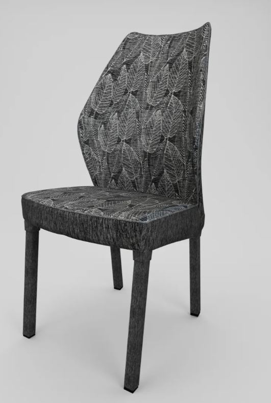 Silla Volentiera Luxor Premium hojas gris 
