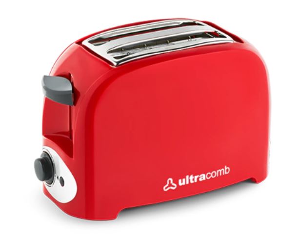 Tostadora 750W TO-4005 Ultracomb - rojo