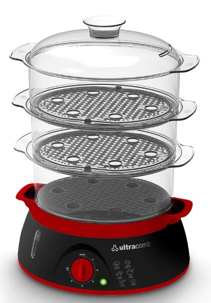PS-Vaporera 8.5L 3 nivel VP-4603 Ultracomb-900W