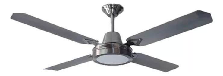 Ventilador TECHO c/n luz EV040 Everest-plata EV040L