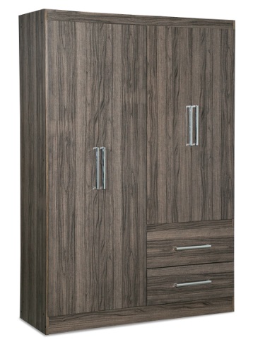 Ropero Maximo Fortalez 4P 2C 123x180x47 dakota/Terminado 54009