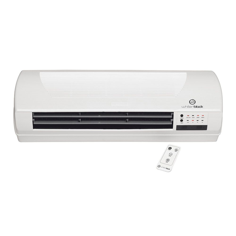 SP-Caloventor pared 2000w Whitenblack 2 niveles de potencia
