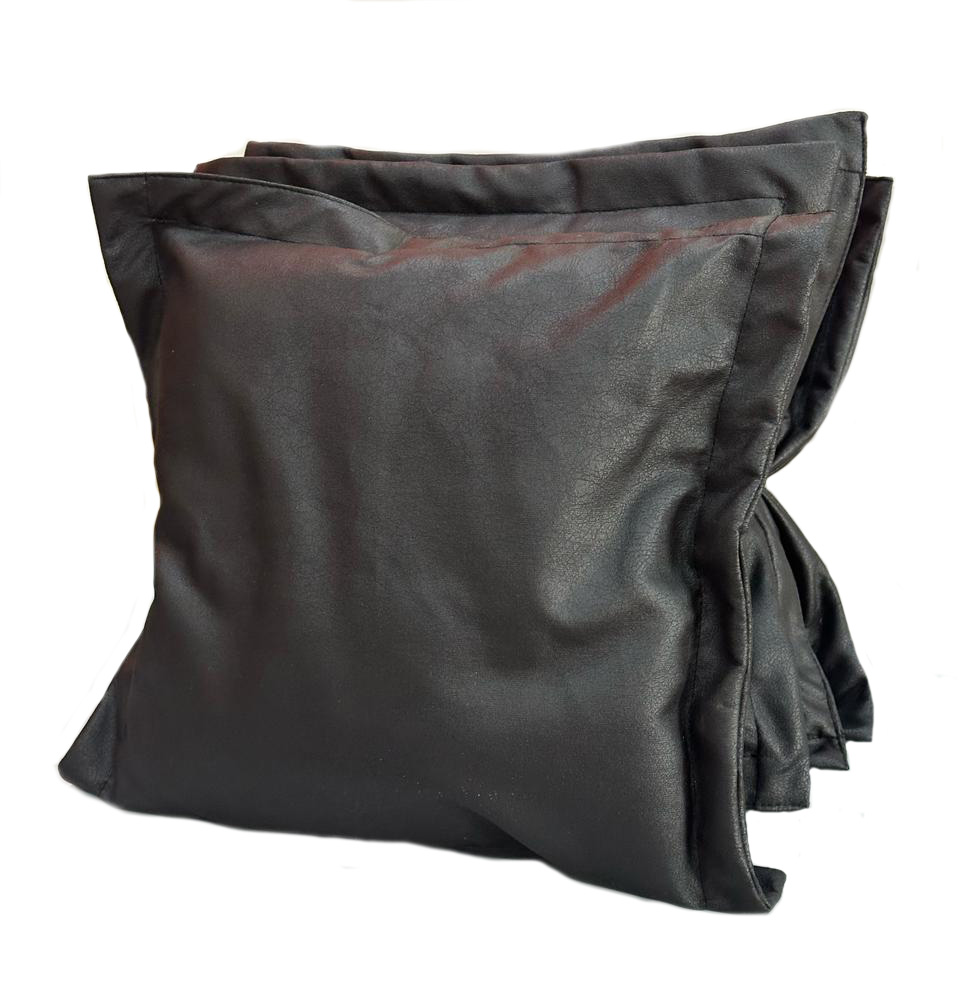 PS-Almohada Decorativas Combo X4 Cuerotex - 45x45 NEGRO 