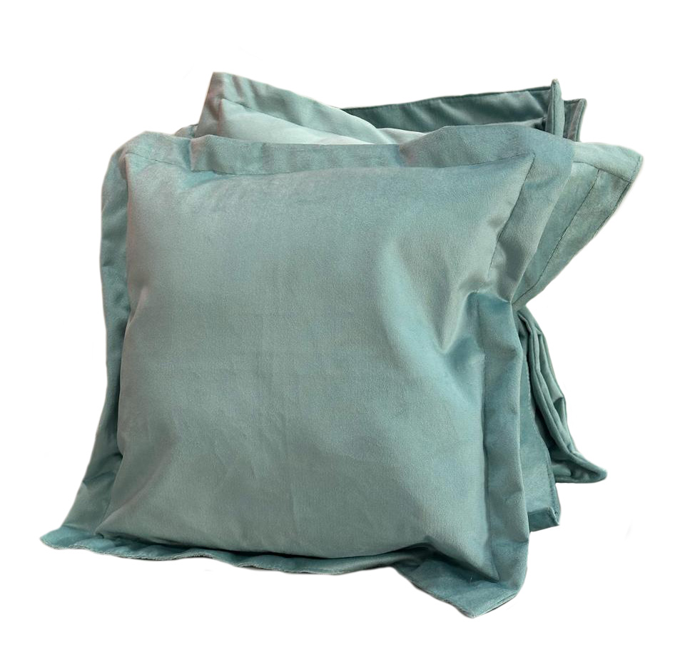 PS-Almohada Decorativas Combo X4 - 45x45 Pana TURQUESA 