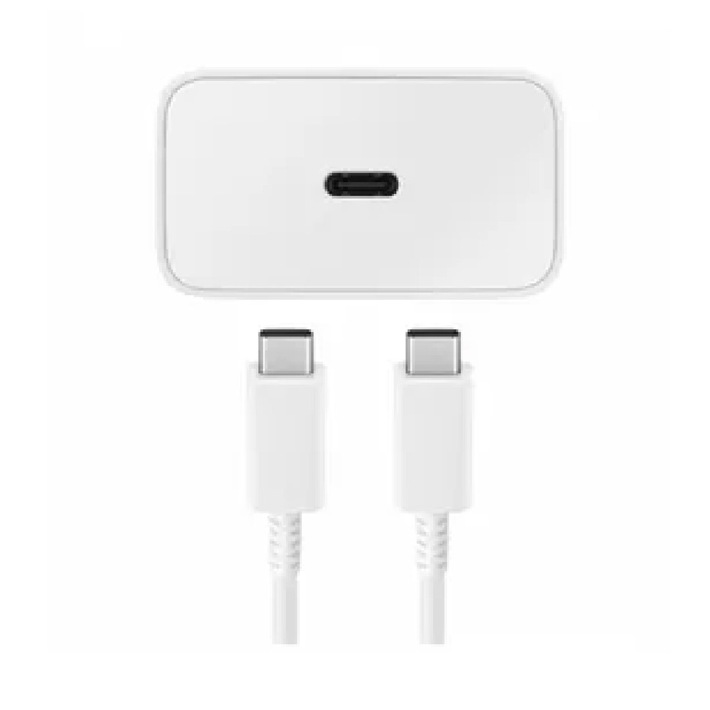 Adaptador Samsung USB-C 15W carga rapida-blanco