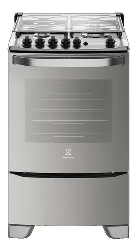 Cocina gas 4H Electrolux 56GXQ Acero c/enc  