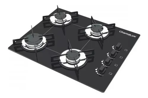 Anafe a gas 4h Vitro c/e Pop MILA  - Negro