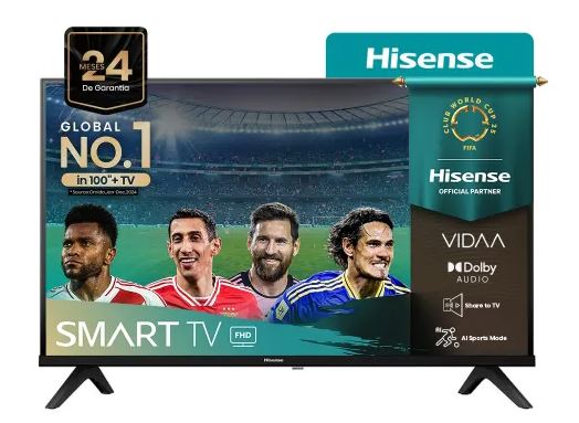 TV 40" FHD Smartv Vidaa A4 Hisense-40A42K