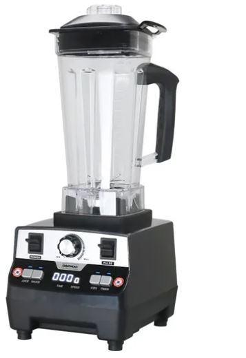 Licuadora indus/digital 1600w 2lt DIBL767C  Dewoo-jar/plas-negro