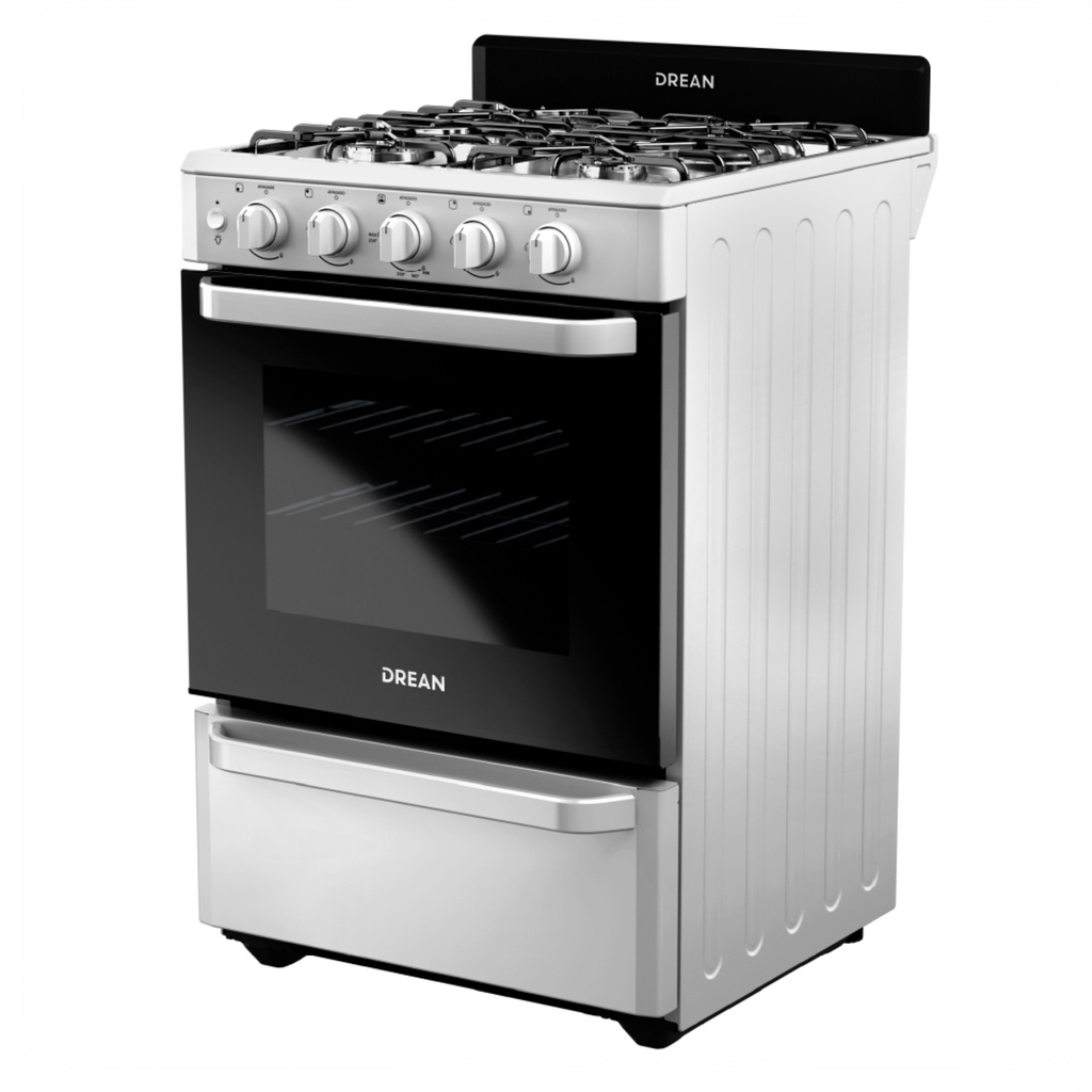Cocina gas 4H C/En Elec 56cm  - blanco