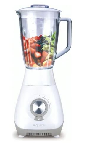 Licuadora 1.5L jarra vidrio 800W KJH-BL0800LA01-W-blco
