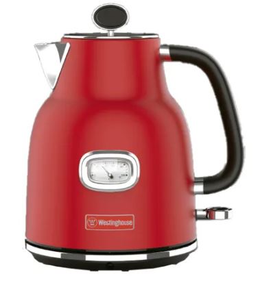 Pava elec  Retro1.7L c/base giratoria-Roja