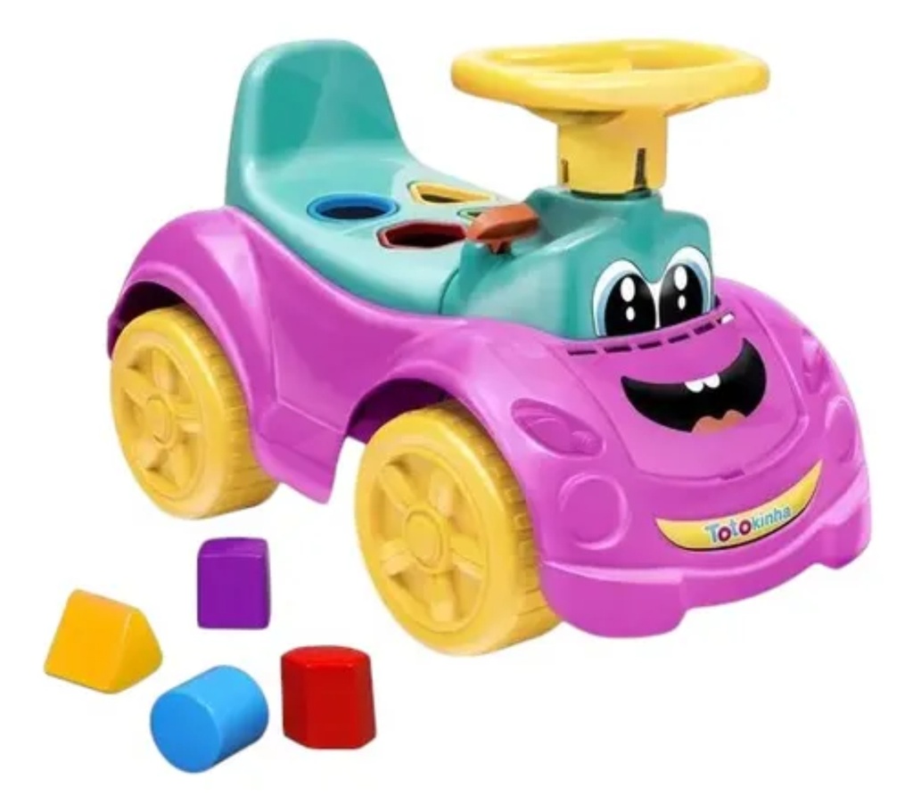 Juguete Auto andarin c/juego encastres nena 3066 latapy