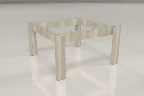 Mesa Volentiera Vitro Comedor Terrarum  1.40x1.40 Tapa vidrio
