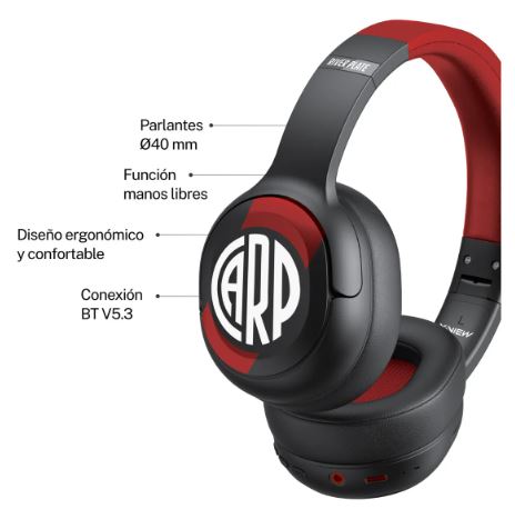 Auriculares BT RPHP-0001 river negro