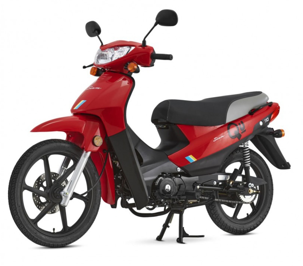 Moto 110 Full Siam -Rojo incluye papeles