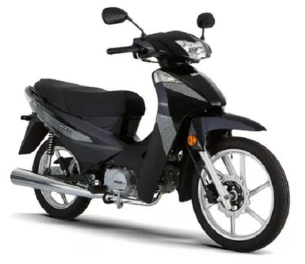 Moto 110 MAX A/D LD CUB Mondial -negra