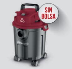 PS-Aspiradora Tambor 14lts 1200W agua y polvo AS-4305 ultracomb