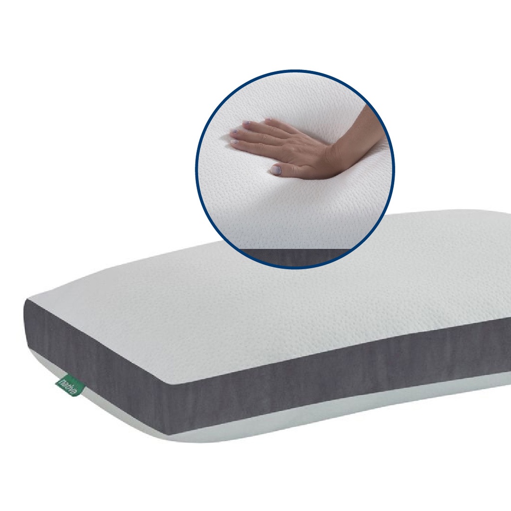 SP-Almohada Gema Fibra de poliester siliconada 70x40x13 nativa