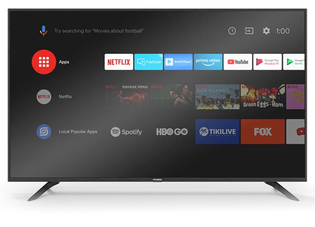 TV 50" UHD Google Smart HYLED-50UHD7A hyundai