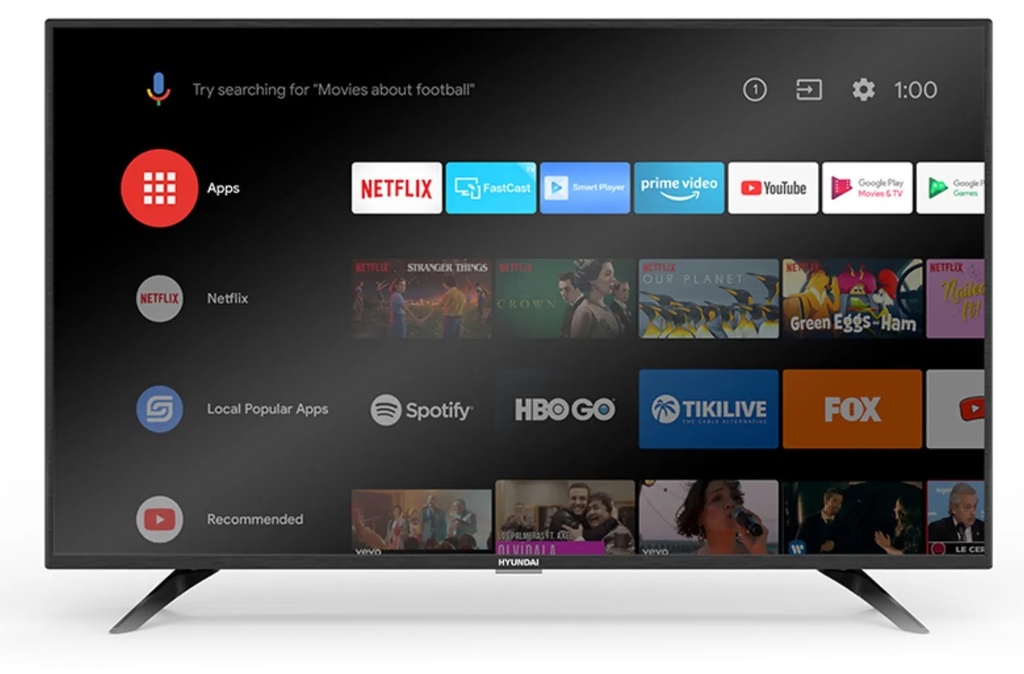 SP-TV 32" HD Google Smart HYLED-32HD7A hyundai