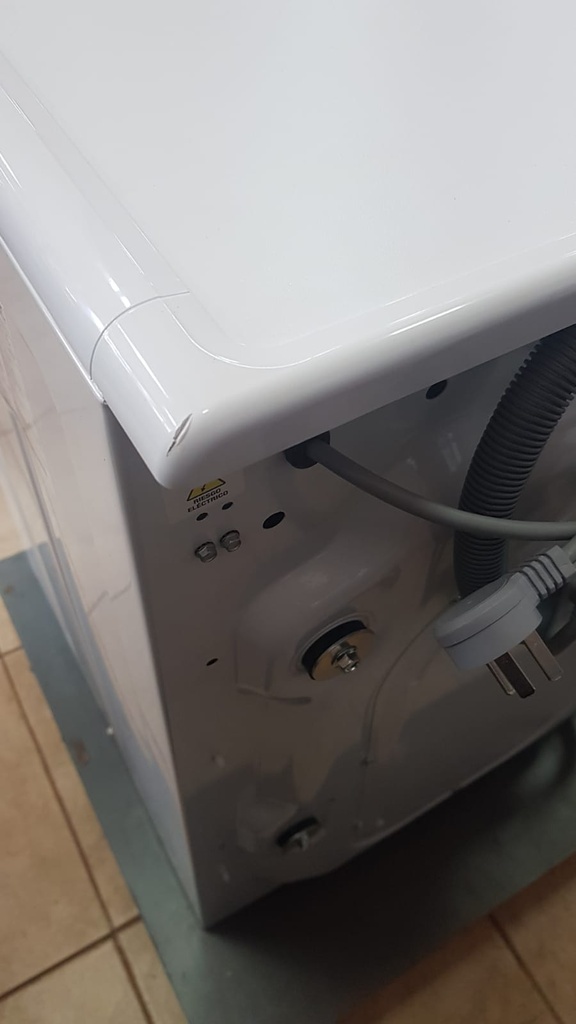 L-Lavarropa 08KG 1200rpm frontal 128TC3-12  Candy-blanco/Art en liquidacion 