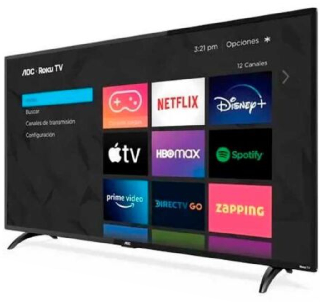 TV 32" HD Smartv led Roku 32S5135/77G AOC