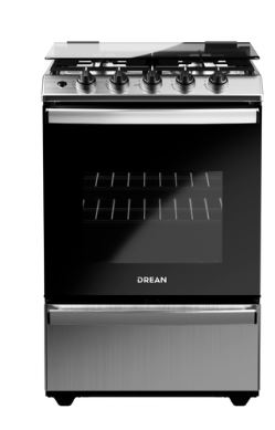 Cocina gas 4H C/E Elec 56cm CD5614AI0 Drean- Inox 