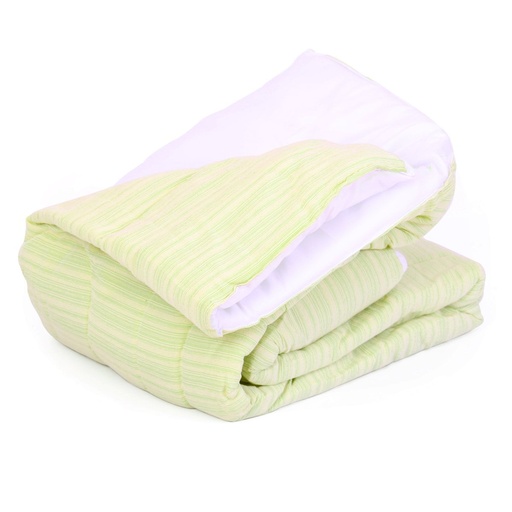 Acolchado Mobili Hawaii Twin verde raya