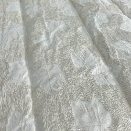 Acolchado Mobili Jacard Crudo King crema/1809