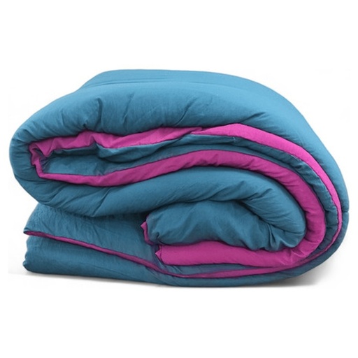 Acolchado Mobili Reversible Twin fucsia cel